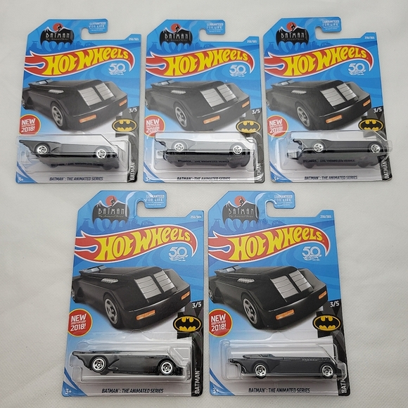 Hot Wheels 50th Anniversary Batman The Animated Series Batmobile BATMAN - Picture 1 of 4